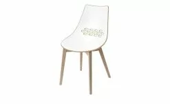 Connubia Stuhl Jam | Weiß / Haselnussbraun