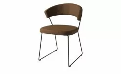 Connubia Kufenstuhl New York | Tabakbraun (Hellbraun)