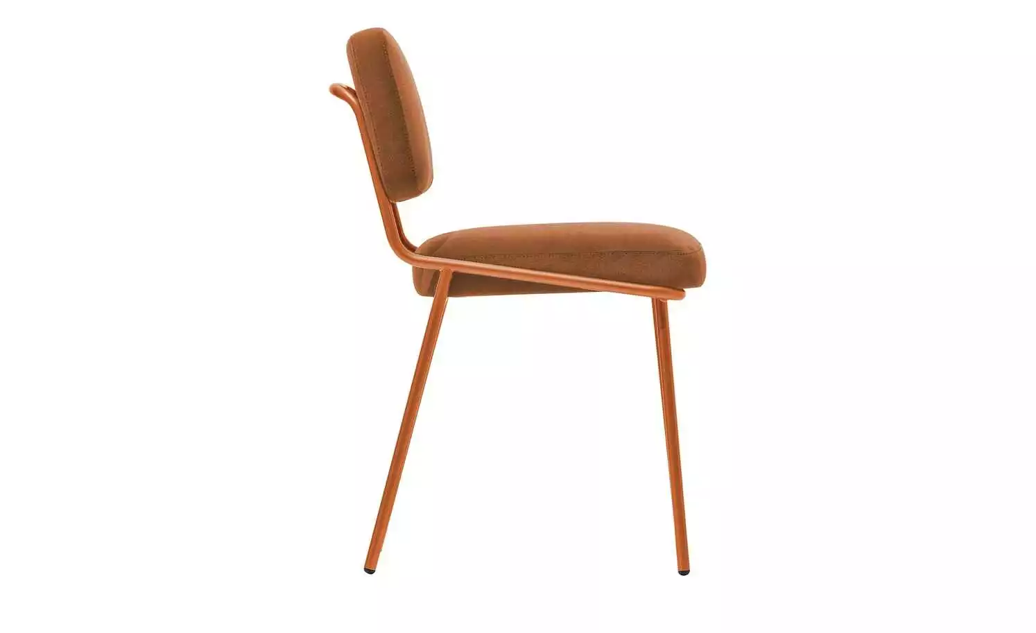 Connubia Polsterstuhl Sixty | Orange / Orange 4 Connubia Polsterstuhl Sixty | Orange / Orange – Bild 2