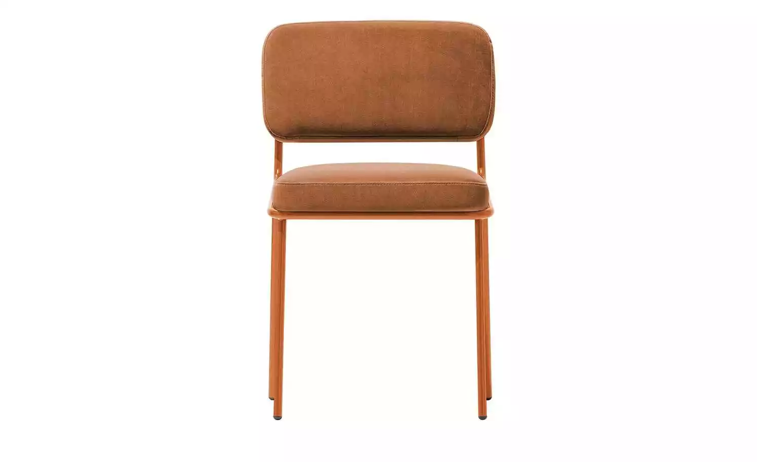 Connubia Polsterstuhl Sixty | Orange / Orange 5 Connubia Polsterstuhl Sixty | Orange / Orange – Bild 3