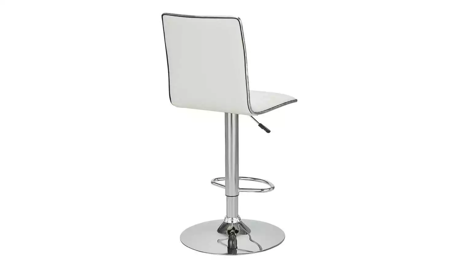 Barhocker Antonius | Weiß / Chrom 5 Barhocker Antonius | Weiß / Chrom – Bild 3