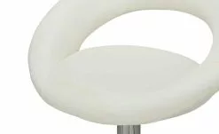 Barhocker Holger | Weiß / Chrom Tellergröße: 50 cm -Stühle Verkäufe 2023 15305110 11 202209200831