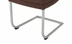 uno Leder-Freischwinger Sophia | Dunkelrot -Stühle Verkäufe 2023 15305221 4 202207191233