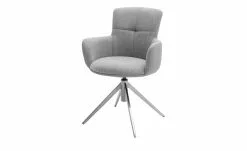 Polsterstuhl drehbar Curo | Grau Edelstahl -Stühle Verkäufe 2023 15305290 1 202201202233