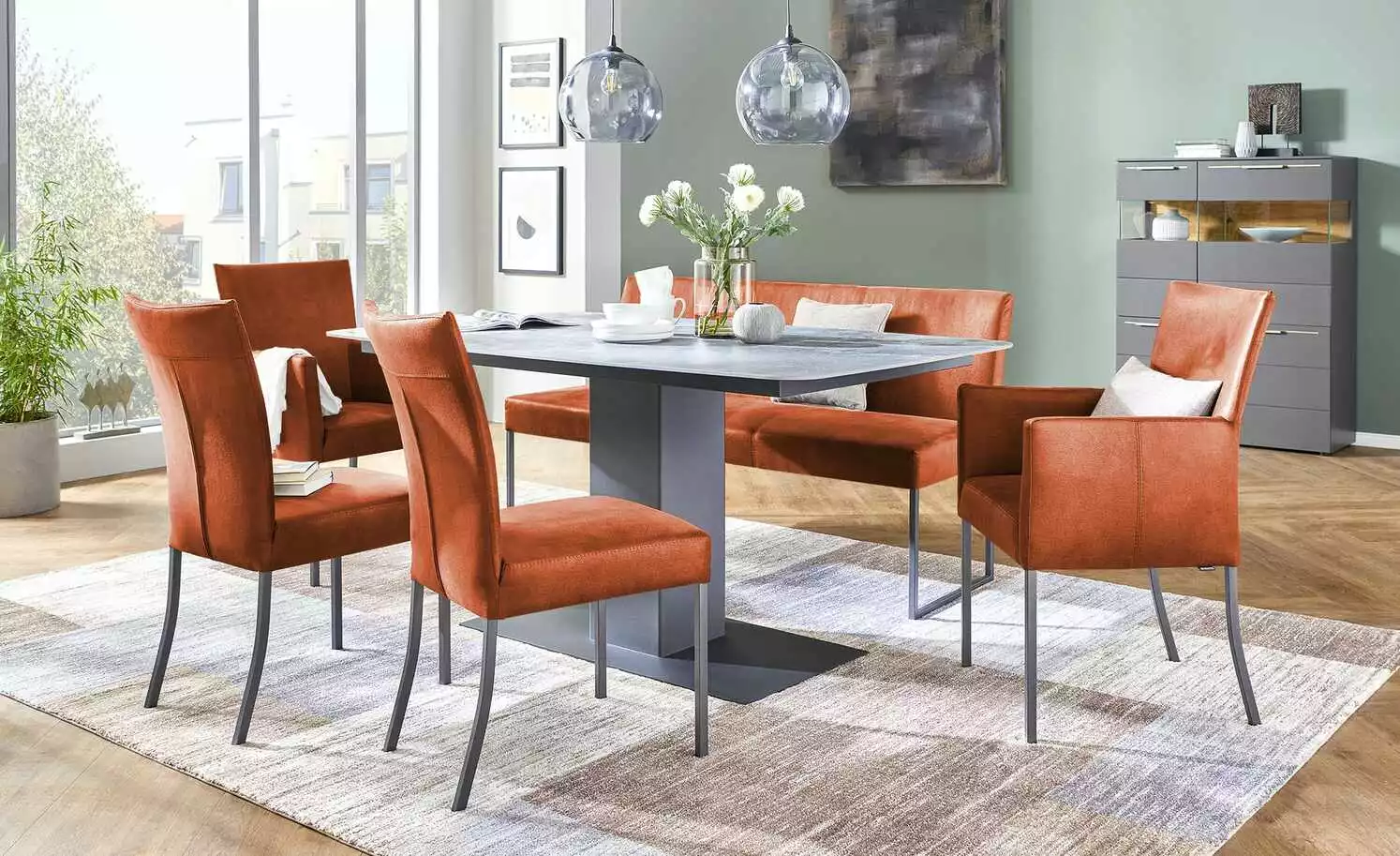 Musterring Polsterstuhl Nova | Terra (Braun-Orange) Nein 3 Musterring Polsterstuhl Nova | Terra (Braun-Orange) Nein