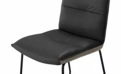 KOINOR Leder-Kufenstuhl Essay | Omega (Dunkelgrau) / Braun -Stühle Verkäufe 2023 15305597 4 202206231234