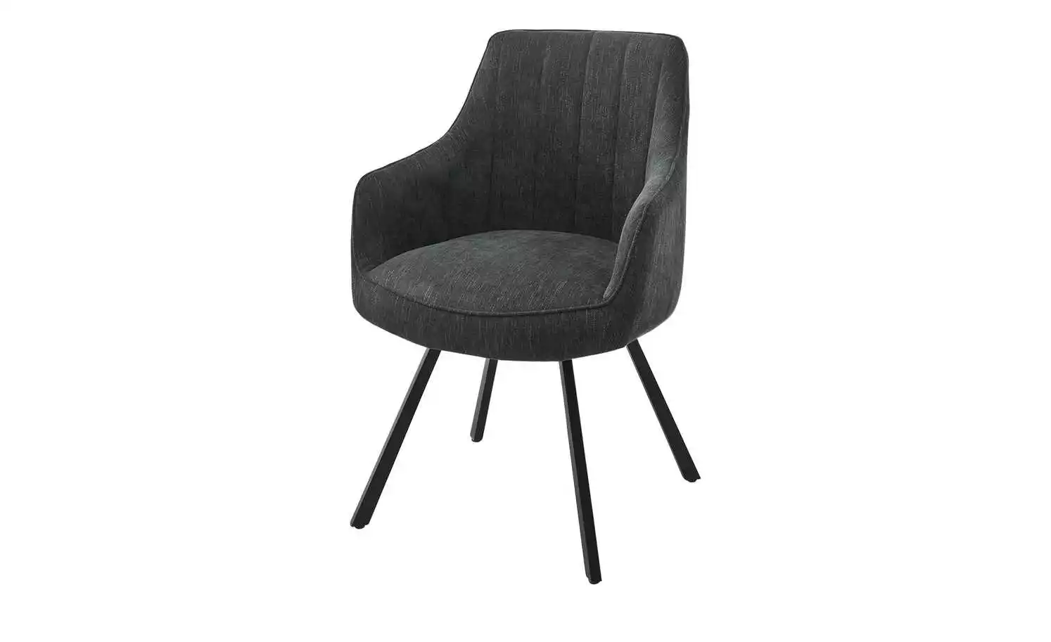 uno Polsterstuhl drehbar Loro | Anthrazit 5 uno Polsterstuhl drehbar Loro | Anthrazit – Bild 3