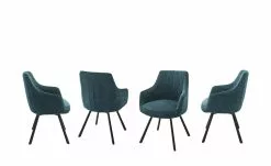 uno Polsterstuhl drehbar Loro | Petrol