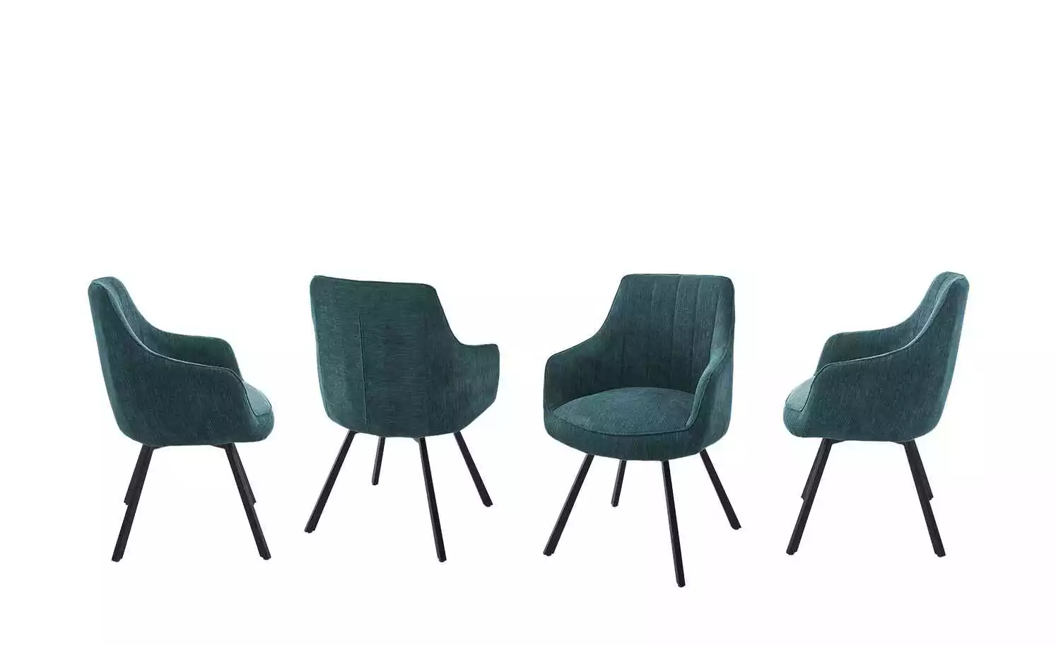 uno Polsterstuhl drehbar Loro | Petrol 3 uno Polsterstuhl drehbar Loro | Petrol