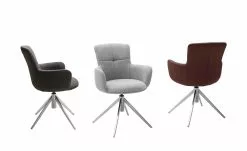 Polsterstuhl drehbar Curo | Merlot (Weinrot) Edelstahl -Stühle Verkäufe 2023 15305727 1 202201202233