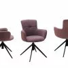 Polsterstuhl drehbar Curo | Merlot (Weinrot) Schwarz -Stühle Verkäufe 2023 15305730 3 202201202233