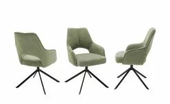 Polsterstuhl drehbar Gory | Olive (Grün)