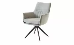 Armlehnstuhl Latina | Platingrau (Hellgrau) Metall Ja