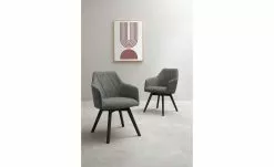 Dine + Mine Polsterstuhl Xalapa | Anthrazit Schwarz Nein