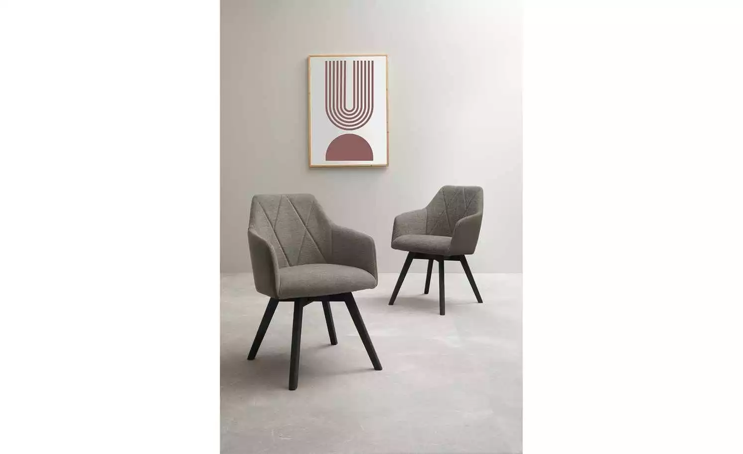 Dine + Mine Polsterstuhl Xalapa | Cappuccino (Braun) Schwarz Nein 3 Dine + Mine Polsterstuhl Xalapa | Cappuccino (Braun) Schwarz Nein