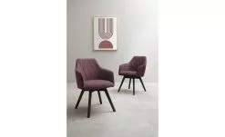 Dine + Mine Polsterstuhl Xalapa | Bordeaux Schwarz Nein