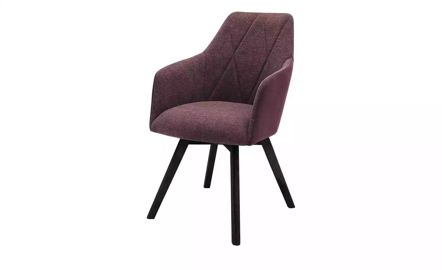 Dine + Mine Polsterstuhl Xalapa | Bordeaux Schwarz Nein 4 Dine + Mine Polsterstuhl Xalapa | Bordeaux Schwarz Nein – Bild 2