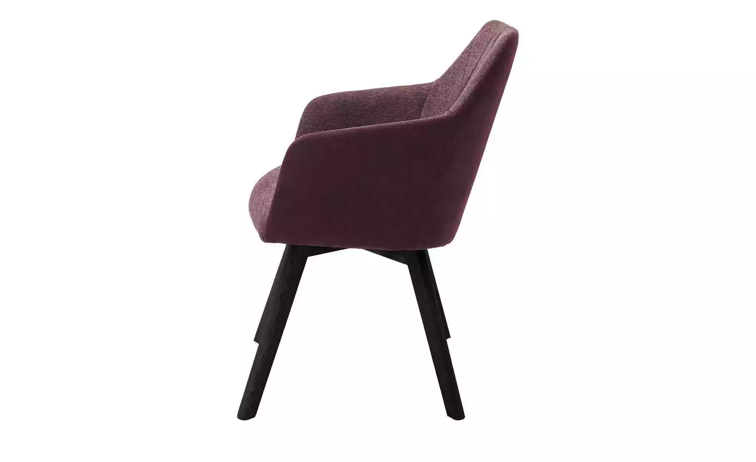 Dine + Mine Polsterstuhl Xalapa | Bordeaux Schwarz Nein 5 Dine + Mine Polsterstuhl Xalapa | Bordeaux Schwarz Nein – Bild 3