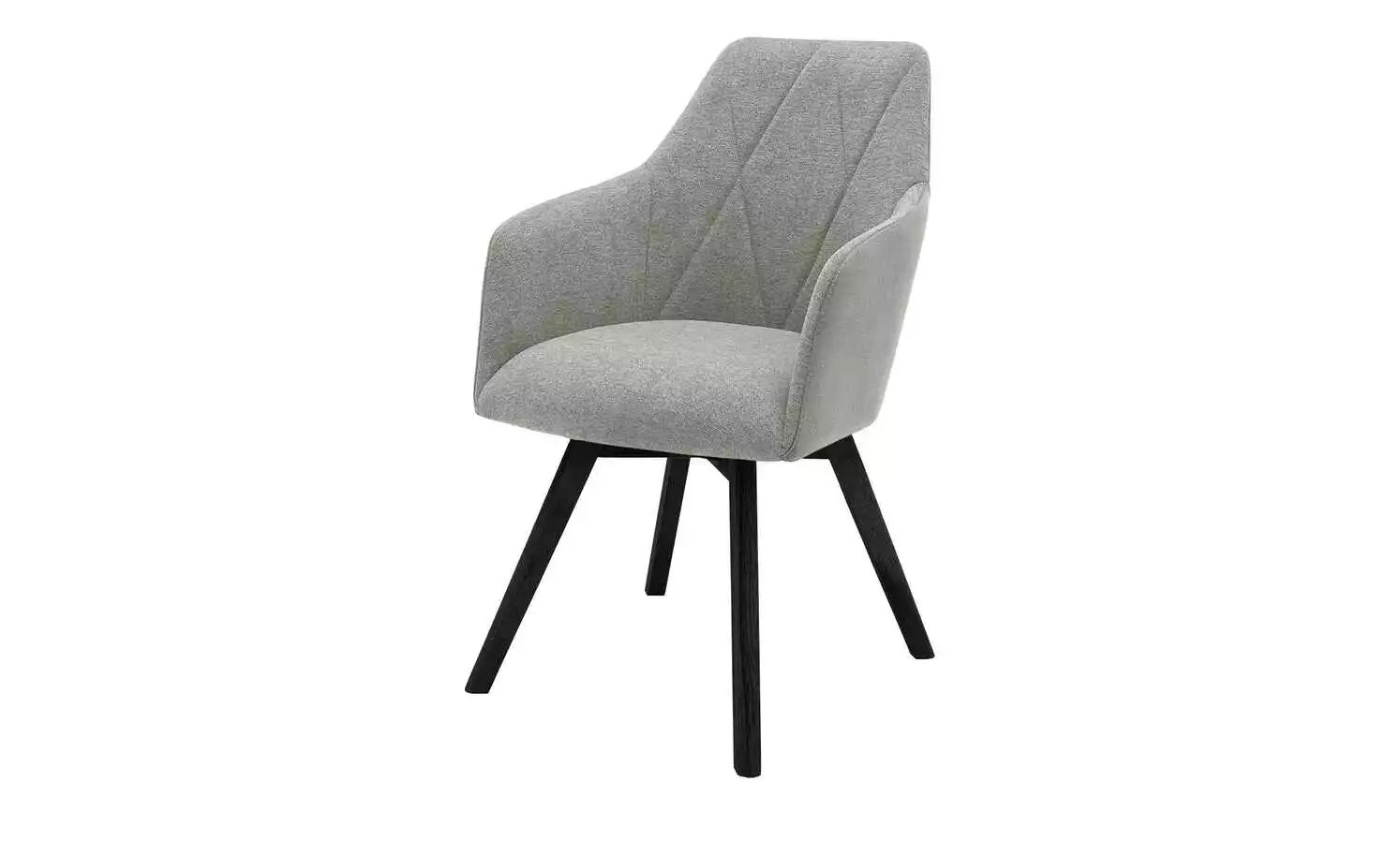 Dine + Mine Polsterstuhl Xalapa | Lichtgrau Schwarz Nein 4 Dine + Mine Polsterstuhl Xalapa | Lichtgrau Schwarz Nein – Bild 2