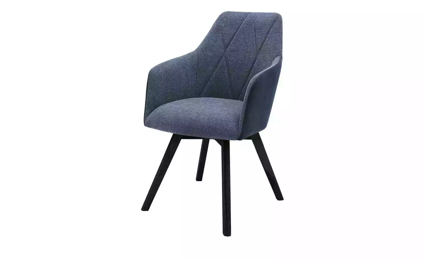 Dine + Mine Polsterstuhl Xalapa | Nachtblau Schwarz Nein 4 Dine + Mine Polsterstuhl Xalapa | Nachtblau Schwarz Nein – Bild 2