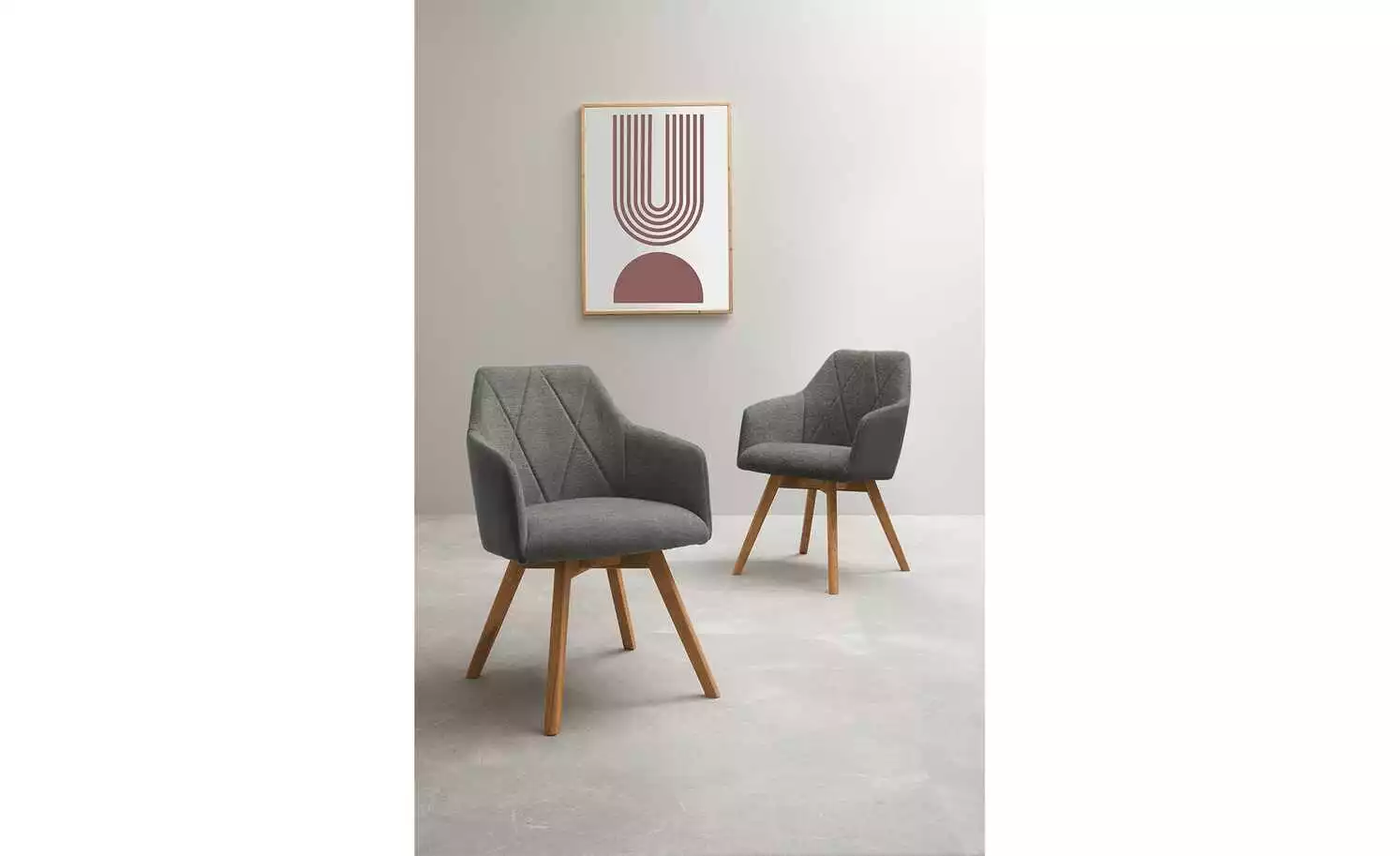 Dine + Mine Polsterstuhl Xalapa | Anthrazit Akaziefarbig Ja 3 Dine + Mine Polsterstuhl Xalapa | Anthrazit Akaziefarbig Ja