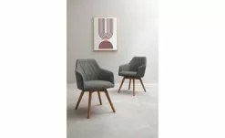 Dine + Mine Polsterstuhl Xalapa | Anthrazit Wildeiche Nein