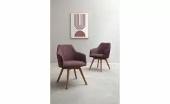 Dine + Mine Polsterstuhl Xalapa | Bordeaux Wildeiche Nein