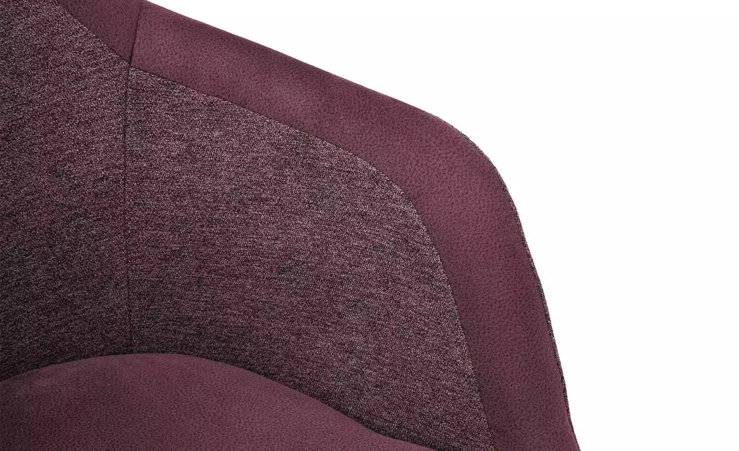 Dine + Mine Polsterstuhl Corby | Bordeaux Schwarz Ja 6 Dine + Mine Polsterstuhl Corby | Bordeaux Schwarz Ja – Bild 4