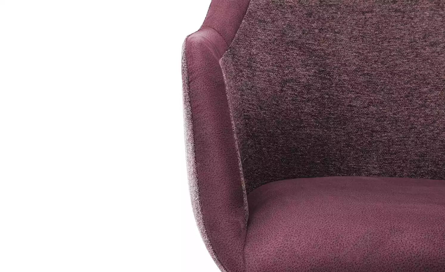 Dine + Mine Polsterstuhl Corby | Bordeaux Schwarz Ja 7 Dine + Mine Polsterstuhl Corby | Bordeaux Schwarz Ja – Bild 5