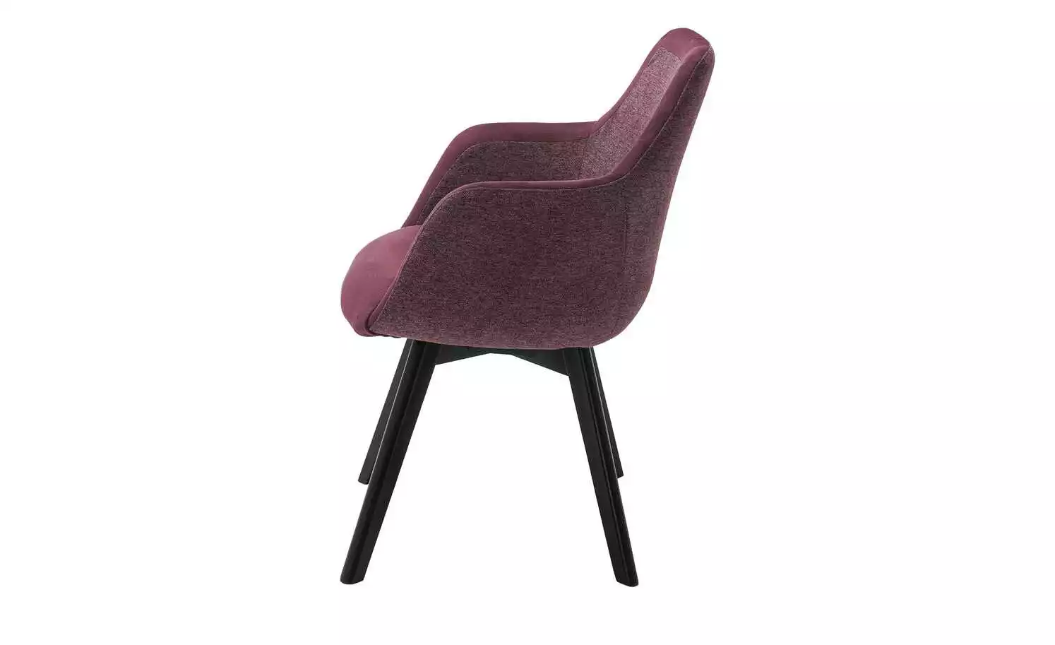 Dine + Mine Polsterstuhl Corby | Bordeaux Schwarz Ja 10 Dine + Mine Polsterstuhl Corby | Bordeaux Schwarz Ja – Bild 8