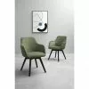 Dine + Mine Polsterstuhl Corby | Olivgrün Schwarz Nein -Stühle Verkäufe 2023 15307077 4 202206162233