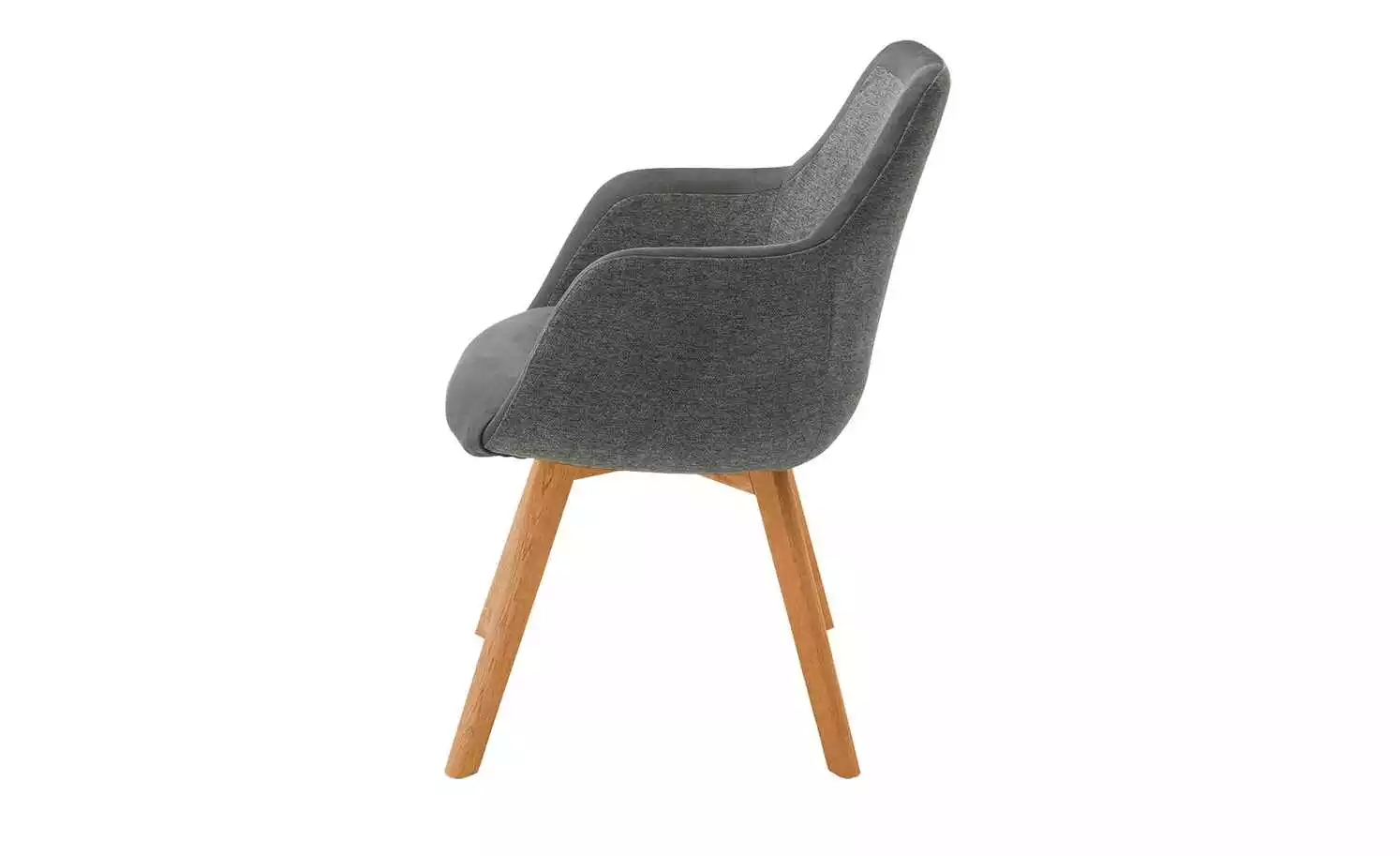 Dine + Mine Polsterstuhl Corby | Anthrazit Akaziefarbig Nein 5 Dine + Mine Polsterstuhl Corby | Anthrazit Akaziefarbig Nein – Bild 3