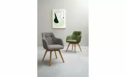 Dine + Mine Polsterstuhl Nador | Cappuccino (Braun) Wildeiche Nein