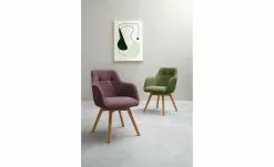 Dine + Mine Polsterstuhl Nador | Bordeaux Wildeiche Nein