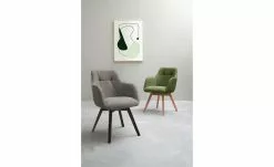 Dine + Mine Polsterstuhl Nador | Cappuccino (Braun) Schwarz Nein