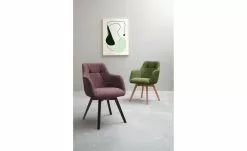 Dine + Mine Polsterstuhl Nador | Bordeaux Schwarz Nein