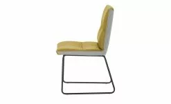 KOINOR Leder-Kufenstuhl Essay | Safran (Gelb) / Hellgrau -Stühle Verkäufe 2023 15307303 5 202206232232