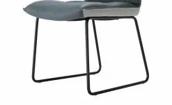 KOINOR Leder-Kufenstuhl Essay | Mare (Blau) / Hellgrau -Stühle Verkäufe 2023 15307304 2 202206232232