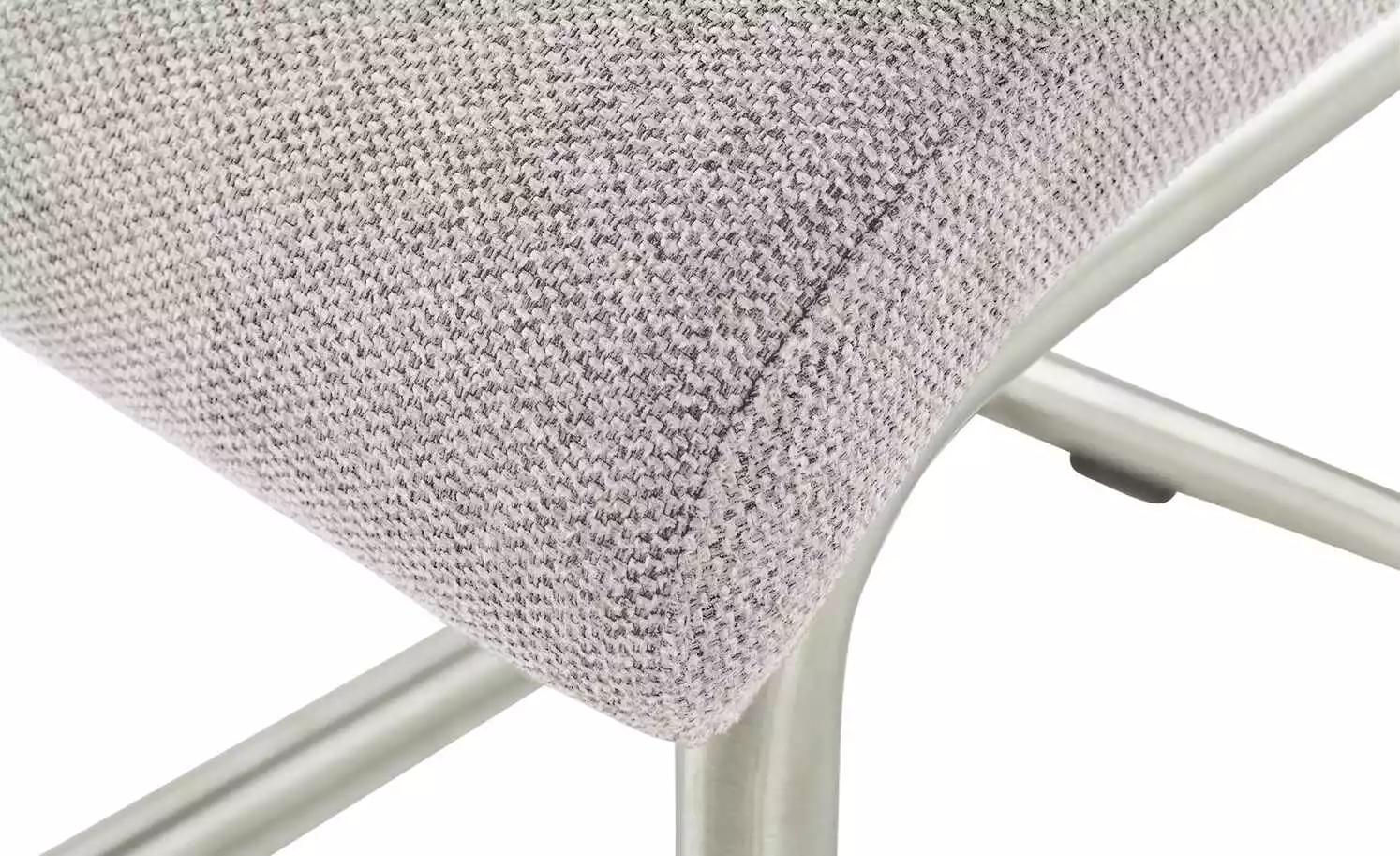 Wohnwert Freischwinger Mero | Kiesel (Hellgrau) Grau Schaumstoff 8 Wohnwert Freischwinger Mero | Kiesel (Hellgrau) Grau Schaumstoff – Bild 6