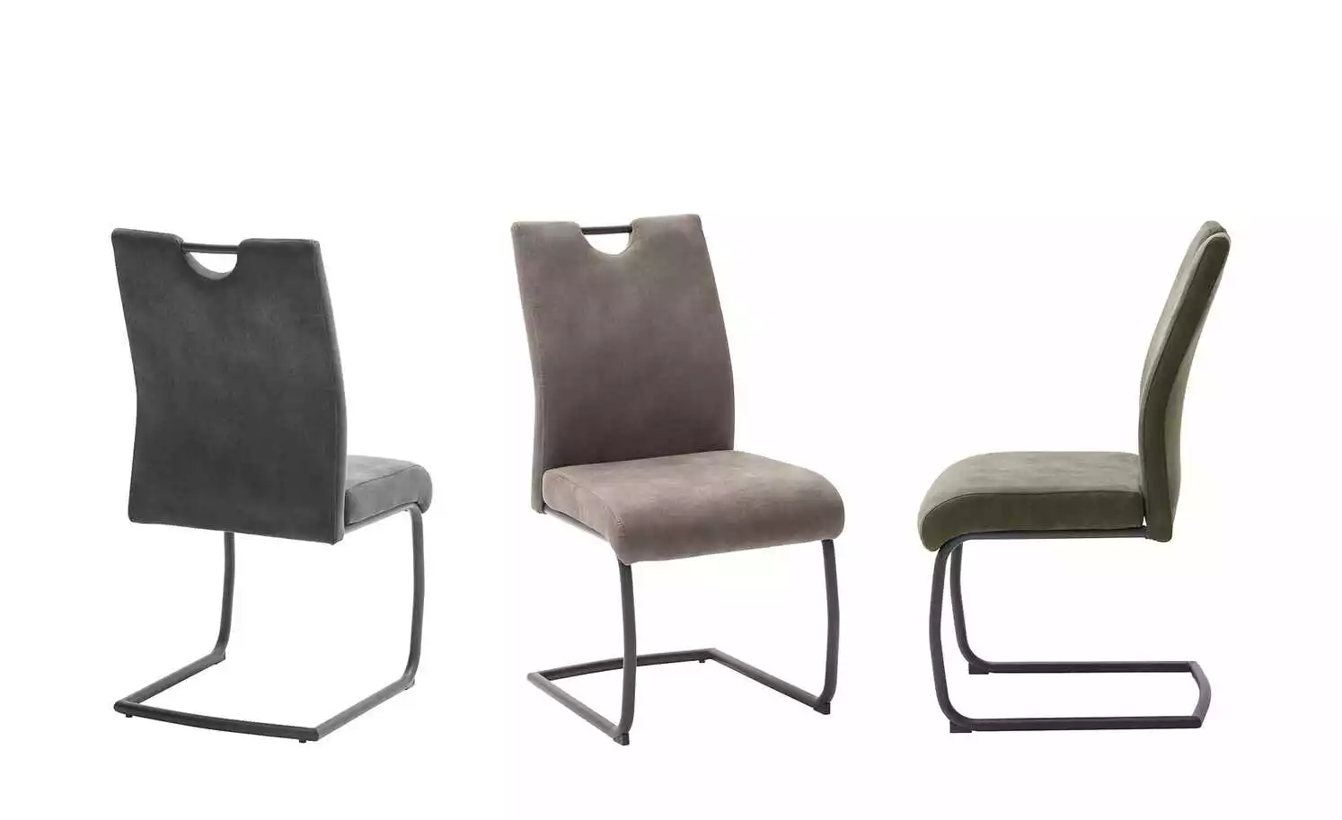 uno Polsterschwingstuhl Saros | Dunkelgrau 3 uno Polsterschwingstuhl Saros | Dunkelgrau