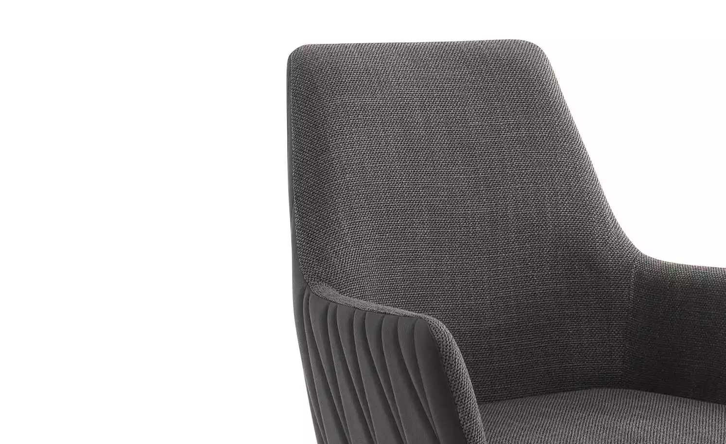 Polsterstuhl drehbar Garos | Anthrazit 5 Polsterstuhl drehbar Garos | Anthrazit – Bild 3