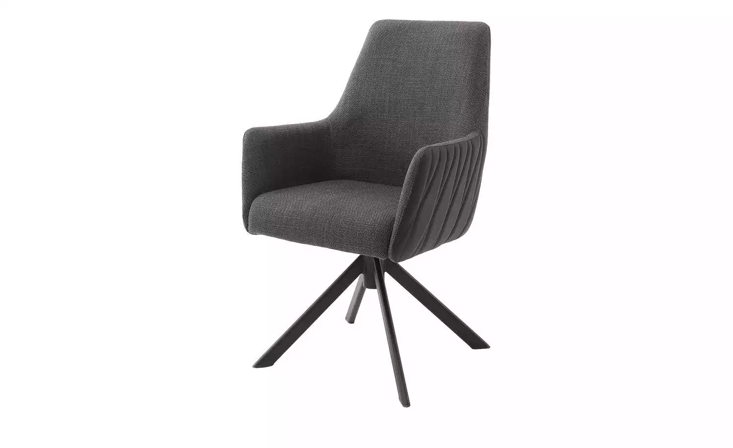 Polsterstuhl drehbar Garos | Anthrazit 4 Polsterstuhl drehbar Garos | Anthrazit – Bild 2