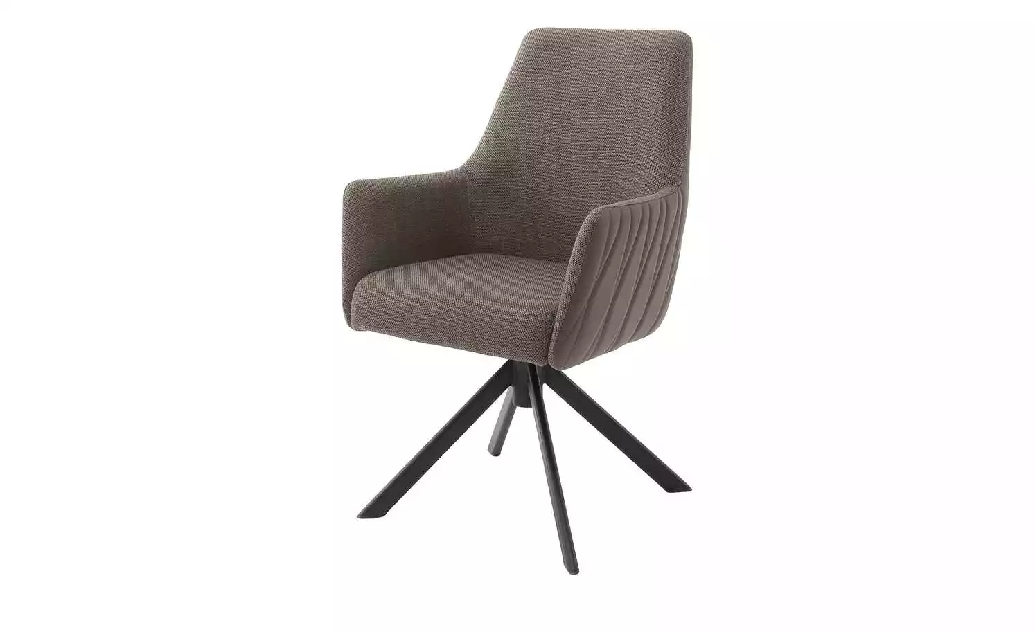 Polsterstuhl drehbar Garos | Cappuccino (Braun) 4 Polsterstuhl drehbar Garos | Cappuccino (Braun) – Bild 2