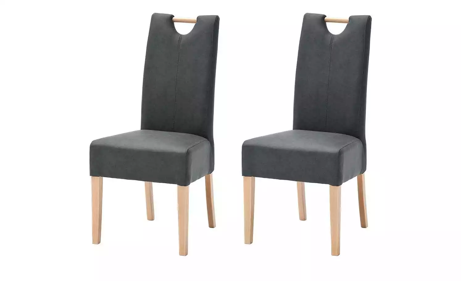 Woodford Polsterstuhl, 2er-Set Mable | Anthrazit Buche 3 Woodford Polsterstuhl, 2er-Set Mable | Anthrazit Buche