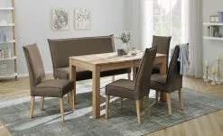 Woodford Polsterstuhl Gerda | Braun Eiche