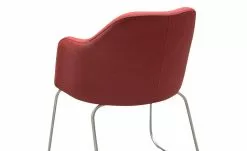 Woodford Polsterstuhl mit Armlehne Vilo | Kaminrot Kufengestell - Edelstahl -Stühle Verkäufe 2023 15309590 2 202208251235