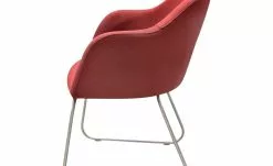 Woodford Polsterstuhl mit Armlehne Vilo | Kaminrot Kufengestell - Edelstahl -Stühle Verkäufe 2023 15309590 3 202208251235