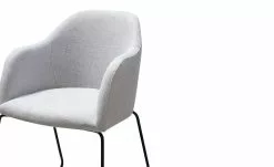 Woodford Polsterstuhl mit Armlehne Vilo | Silbergrau Kufengestell – Schwarz -Stühle Verkäufe 2023 15309599 3 202208251235