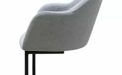 Woodford Polsterstuhl mit Armlehne Vilo | Silbergrau Freischwinger – Schwarz -Stühle Verkäufe 2023 15309606 5 202208251235