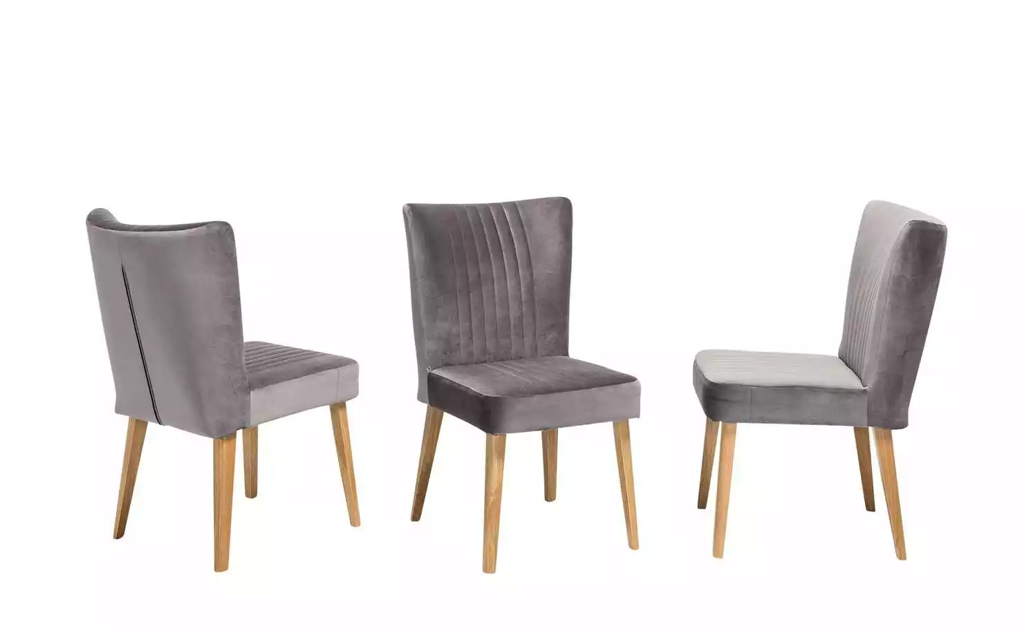 Woodford Polsterstuhl Ivett | Grey (Grau) Eiche 3 Woodford Polsterstuhl Ivett | Grey (Grau) Eiche